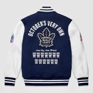 OVO x Toronto Maple Leafs Varsity Jacket 1/250 XXL & XXXL